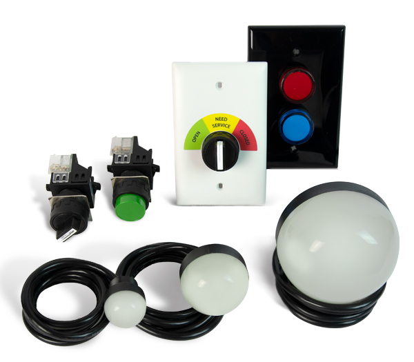 Pilot Lights & Push Buttons